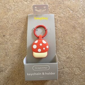 Heyday Red Mushroom Keychain Holder